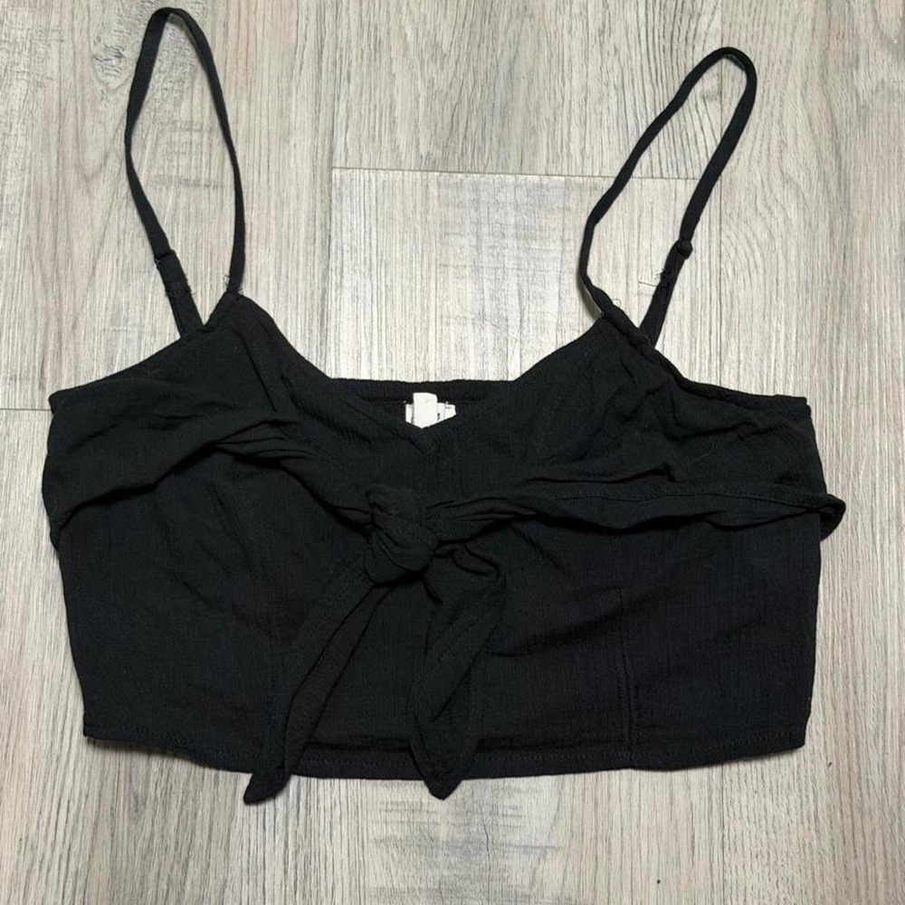 Aerie Tie Front Crop Top, Women, XS